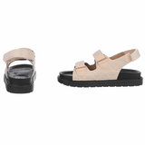 Beige lage sandaal Aleya_