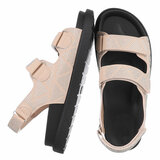 Beige lage sandaal Aleya_