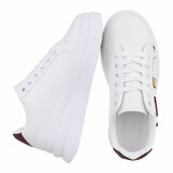  Lage witte-bordeaux sneaker Hilde_