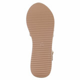 Kaki bruine sandaal met sleehak Roya_