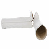 Hoge witte laars met omslag Chanella_