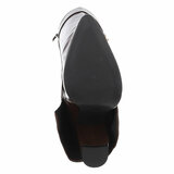 Hoge zwarte suede laars met omslag Chanella_