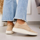 Lage kaki bruine sneaker Jolien_