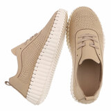  Lage kaki bruine sneaker Jolien_