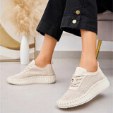  Lage beige sneaker Jolien_