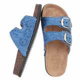 Blauwe mule Celia_