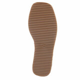 Beige hoge sandaal met sleehak Romane_