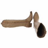 Hoge kaki bruine western-biker laars Cheryl_