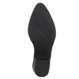 Hoge camel suede western-biker laars Cheryl_