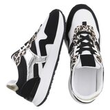  Lage zwarte sneaker Christiana_