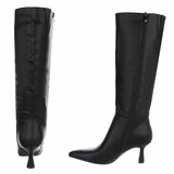 Hoge zwarte laars Clarissa_