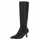 Hoge zwarte laars Clarissa_