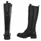 Zwarte hoge veterboot Marja_