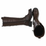 Bruine hoge veterboot Marja_
