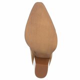 Kaki bruin daimen mixed western-biker enkellaarsje Darinka_