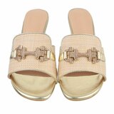Beige-gouden mule Carina_