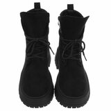 Zwarte suede boot Gilda_