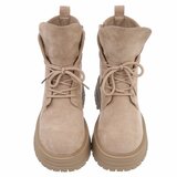 Beige suede boot Gilda_