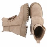 Beige suede boot Gilda_