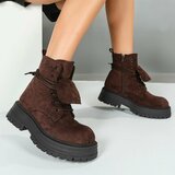 Bruine suede boot Gilda_
