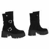 Zwarte suede boot Funda_