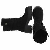Zwarte suede boot Funda_