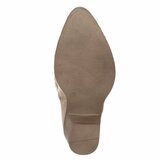 Hoge kaki bruine suede western-biker laars Cheryl_