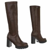 Bottes hautes brunes Tiffany_