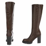 Bottes hautes brunes Tiffany_