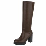Bottes hautes brunes Tiffany_