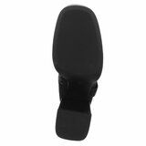 Zwarte suede hoge laars Aliki_