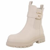 Beige enkellaarsje Chanaya_