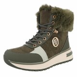 Donker groene daimen winterboot Dietie_