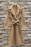 Elegante camel 3-4 jas in wolmix_