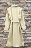 Elegante beige 3-4 jas in wolmix_