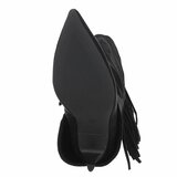 Halfhoge zwarte daimen laars Chalina_