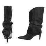 Halfhoge zwarte laars Cailey_