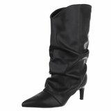 Halfhoge zwarte laars Cailey_