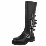 Zwarte hoge boot Charlene_