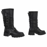 Zwarte boot Alita_