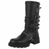 Zwarte boot Alita_