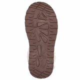 Bruine suede lage winter mule Linda_