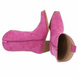 Fuchsia daimen biker/western boot Arciela_