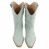 Licht groene daimen biker/western boot Arciela_