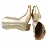 Gouden biker/western boot Arciela_