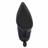 Donker blauw daimen enkellaarsje Adiva_
