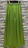 Olijf groene broek in satin_