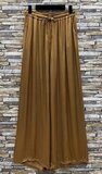 Licht bruine broek in satin_