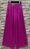 Mauve broek in satin_