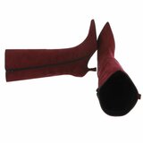Hoge bordeaux suede laars Carlien_